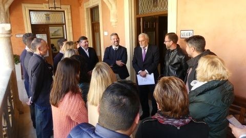 En un encuentro con el alcalde y concejales de la Corporación