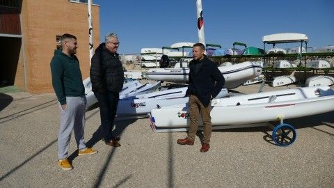 El delegado esta mañana en la escuela