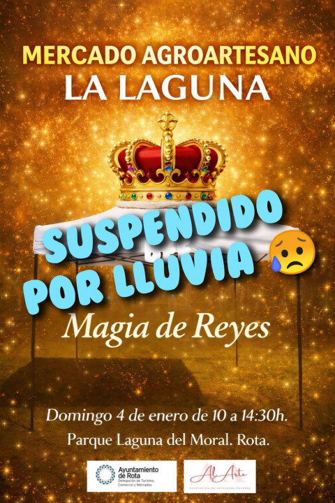 Suspendido por la previsi&oacute;n de lluvias el Mercado Agroartesano "La Laguna" de este domingo