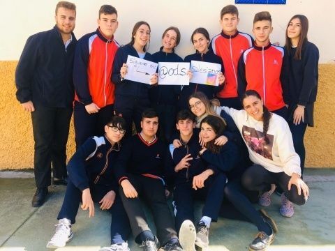 Alumnos de 4º de ESO de los Salesianos