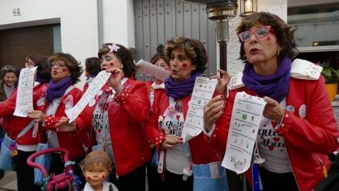 Algunas de las agrupaciones en la calle hoy