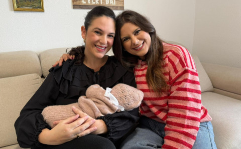 En casa y con toda la familia, as&iacute; naci&oacute; en Rota, por sorpresa, Candela