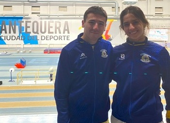 Los atletas rote&ntilde;os Malena Salazar y Ra&uacute;l Ni&ntilde;o Pico de Coa&ntilde;a, 4&ordm; y 5&ordm; en el Campeonato de Andaluc&iacute;a