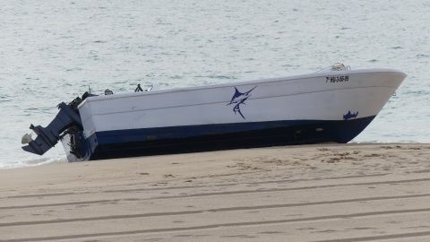 La embarcaci&oacute;n interceptada