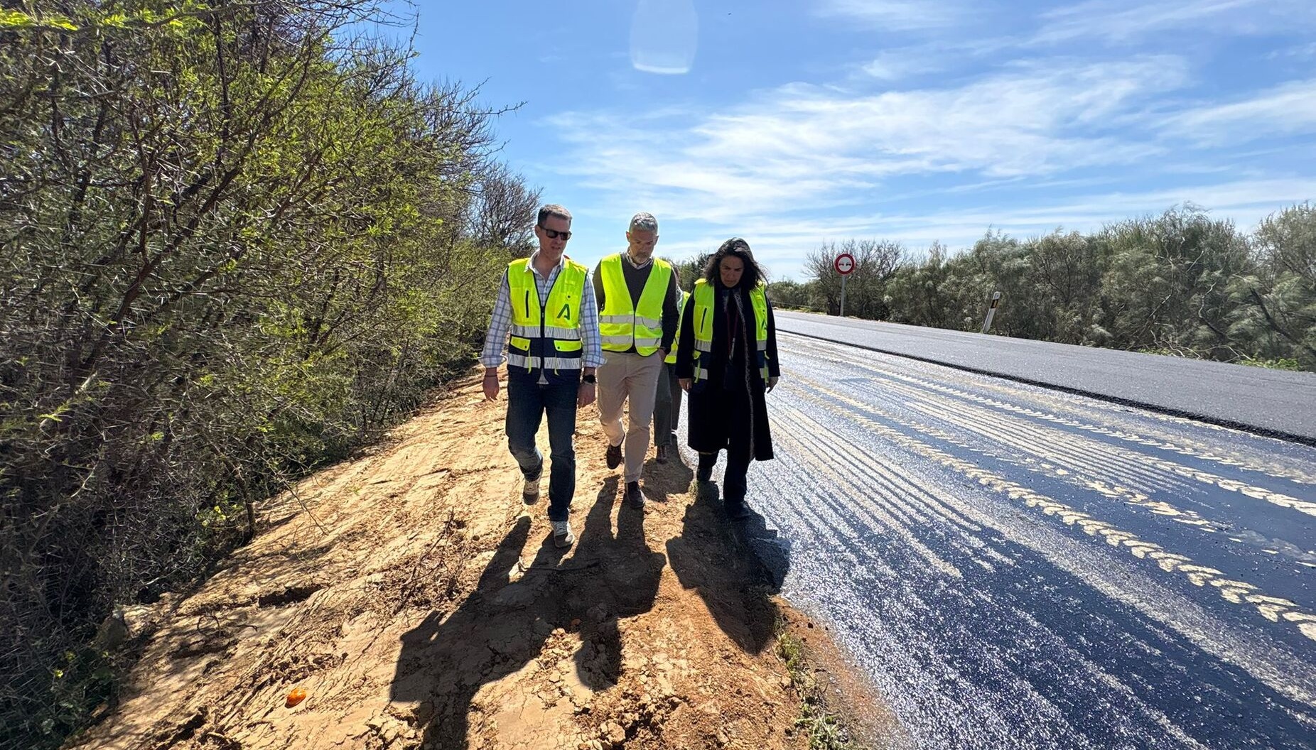 La A-2075 reabre al tr&aacute;fico este jueves tras el fin de las obras de emergencia