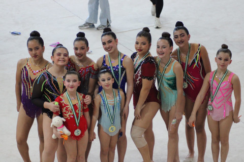 Ocho medallas para las gimnastas de la EFI en el Torneo de Gimnasia R&iacute;tmica de Trebujena