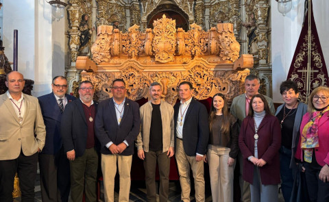 Bendecido el nuevo paso que la Hermandad de los Dolores estrenar&aacute; este Jueves Santo