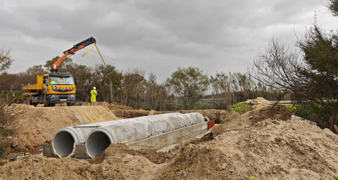 Las obras de la A-2075 avanzan, aunque no hay fecha conocida para su apertura al tr&aacute;fico