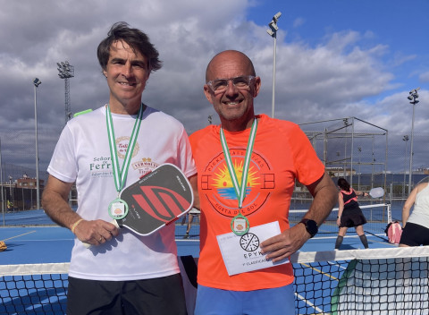 El rote&ntilde;o Miguel Blanco, oro en dobles masculino en la 5&ordf; Prueba del II Circuito Andaluz de Pickleball