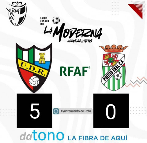La Rote&ntilde;a golea 5-0 al Puerto Real