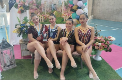 Las gimnastas de la EFI consiguen varios podios en los torneos de Viso del Alcor y Medina Sidonia