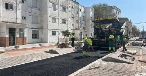 Las obras de la barriada San Antonio entran en la recta final con el asfaltado de algunas calles