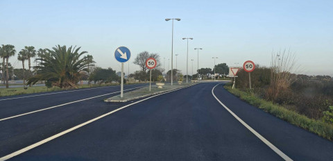 Rota recupera el tr&aacute;fico por la A-2075, su entrada principal