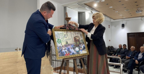 Una imagen de San Isidro en su salida anuncia la romer&iacute;a de Rota para el 19 de abril