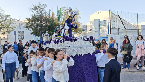 Jes&uacute;s de la Guarda y  Nuestra Se&ntilde;ora de la Custodia volvieron a procesionar por la barriada San Antonio
