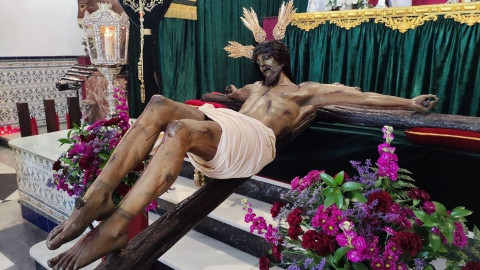 El Cristo de la Veracruz preside un viacrucis este s&aacute;bado con motivo de su 300 aniversario