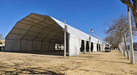 El recinto ferial se prepara para la concentraci&oacute;n de motos de este fin de semana