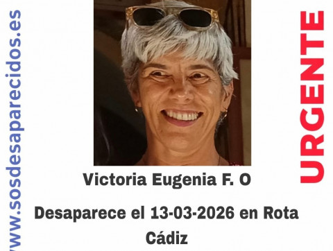 Se busca a una mujer desaparecida en Rota desde ayer viernes