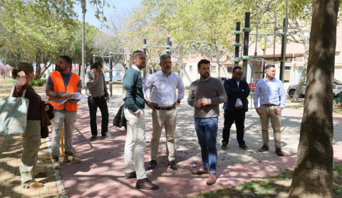 Visita a las mejoras que el Ayuntamiento est&aacute; acometiendo en los espacios p&uacute;blicos del Bulevar Guadalupe