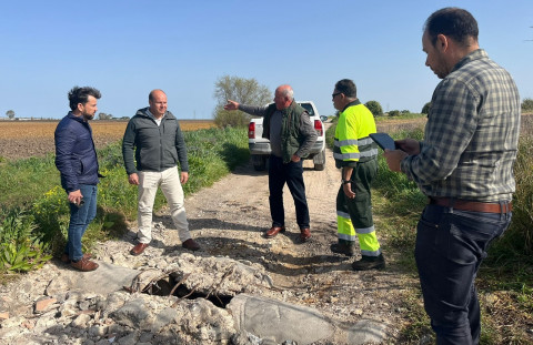 La Junta impulsa actuaciones de emergencia en Rota para reparar v&iacute;as pecuarias afectadas por los temporales