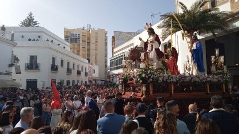 Salida de Nuestro Padre Jesús de la Paz desde San Roque