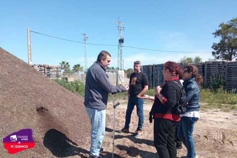Visita a una planta de compostaje
