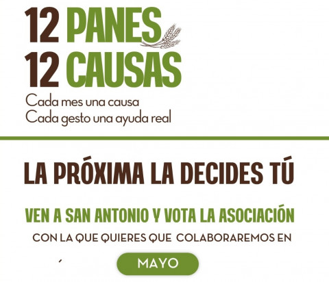San Antonio recoge votos para elegir a la asociaci&oacute;n beneficiaria de su campa&ntilde;a "12 panes, 12 causas"