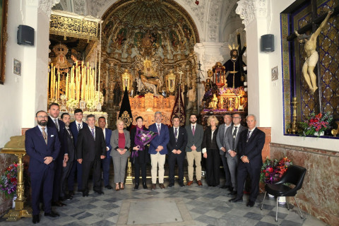 Visita institucional a la Hermandad de la Salud y compromiso con la futura sede