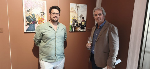 El rote&ntilde;o Jonathan Alonso participa en la exposici&oacute;n "Brindo por Jerez"