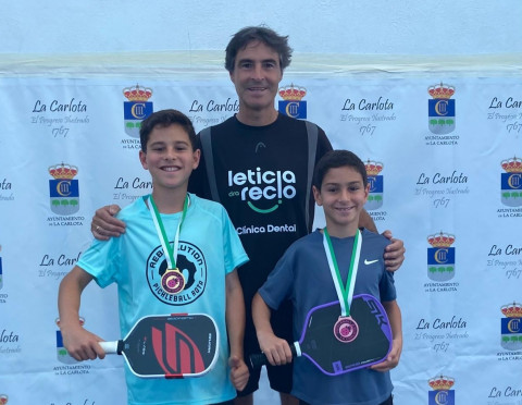 Tres rote&ntilde;os en el podio del II Campeonato de Andaluc&iacute;a de Pickleball