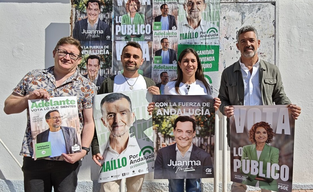 Los partidos arrancan con ilusi&oacute;n en Rota la campa&ntilde;a electoral del 17-M en Andaluc&iacute;a