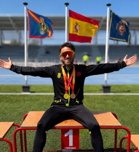 El rote&ntilde;o Pedro Garrido se proclama campe&oacute;n de Espa&ntilde;a Militar y saca billete para los Juegos Ol&iacute;mpicos Militares de EE.UU.