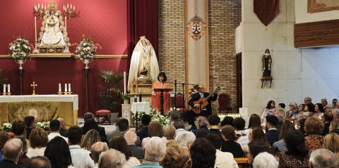 Mercedes Prado cant&oacute; a la virgen del Roc&iacute;o en un preg&oacute;n que revivi&oacute; sus recuerdos m&aacute;s entra&ntilde;ables