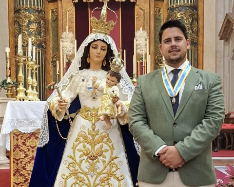 Una imagen realizada por el imaginero Jonathan Alonso preside el hist&oacute;rico santuario de Lisboa