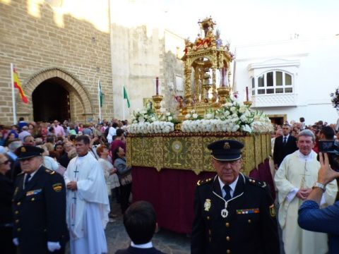 La Santa Custodia en procesión el año pasado