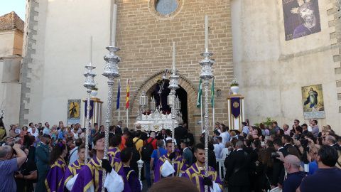El Nazareno en su salida esta noche