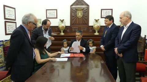 Firma del arqueo esta mañana