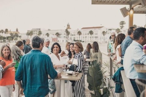 Algunos de los invitados ayer a la inauguración