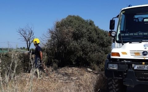 Protección Civil en la extinción del fuego