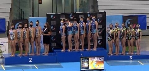 Las roteñas en el podio