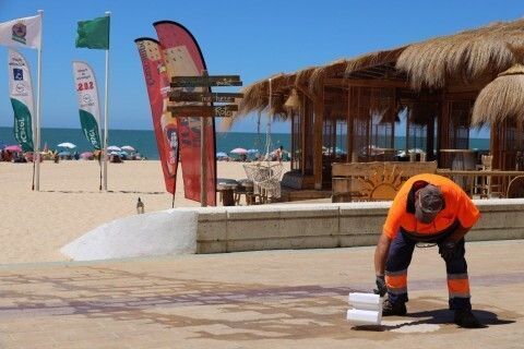 Simulacro en la playa