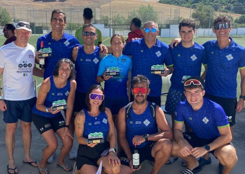 Triatletas rote&ntilde;os con seis podio en la Triatl&oacute;n San Jos&eacute; del Valle