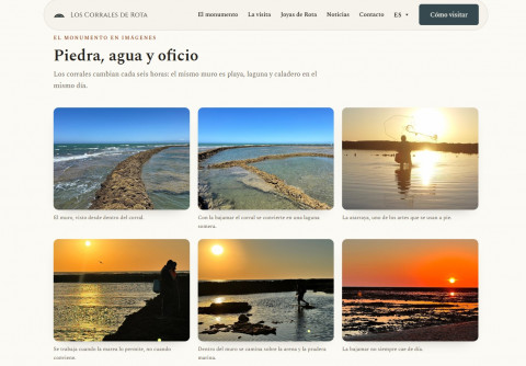 La Asociaci&oacute;n de Corraleros y Pescadores a Pie de Rota estrena nueva p&aacute;gina web