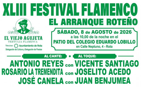 La tertulia "El Viejo Agujeta" anima a los aficionados a disfrutar del XLIII Festival Flamenco Arranque Rote&ntilde;o