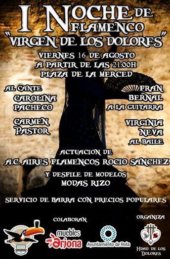 Cartel de la I Noche de flamenco