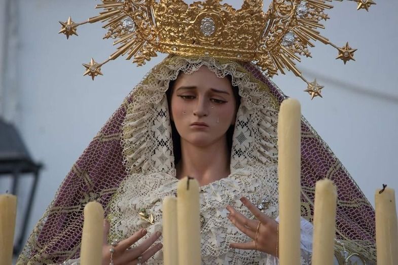 La nueva vecina "roteña" de Haza del Trigo, la Virgen de los Sentimientos
