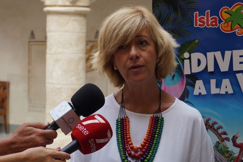 La delegada de Promoción Turística, Esther García, esta mañana