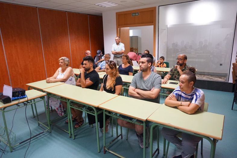 Alumnos del curso hostelero