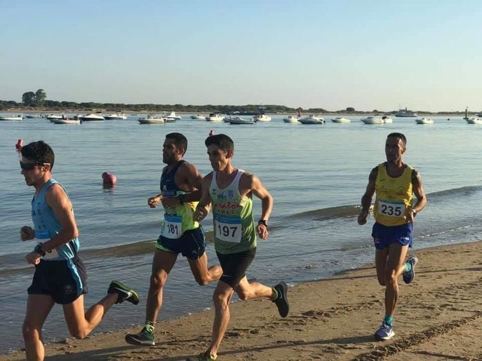 La prueba, en pleno paraje natural