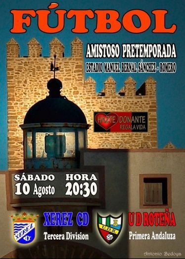 Cartel del partido amistoso